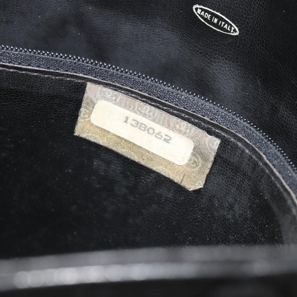 CHANEL Matelasse Chain Tote Tas Leer Zwart Goud CC Auth 102918