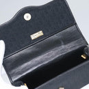 Christian Dior Trotter Canvas Shoulder Bag Black Auth 102985-10