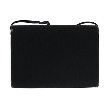 Christian Dior Trotter Canvas Shoulder Bag Black Auth 102985 - 0