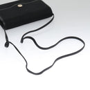 Christian Dior Trotter Canvas Shoulder Bag Black Auth 102985-7