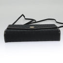 Christian Dior Trotter Canvas Shoulder Bag Black Auth 102985-5