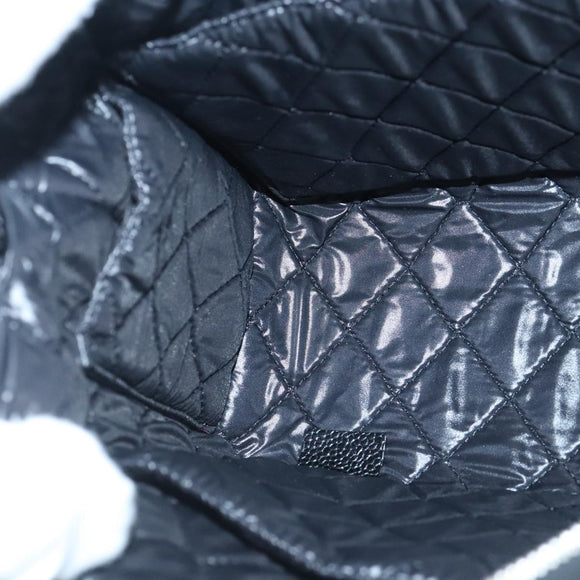 CHANEL Matelasse Hand Bag Caviar Skin Black CC Auth 102997A