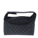 CHANEL Matelasse Hand Bag Caviar Skin Black CC Auth 102997A-2