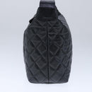 CHANEL Matelasse Hand Bag Caviar Skin Black CC Auth 102997A-3