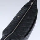 CHANEL Matelasse Hand Bag Caviar Skin Black CC Auth 102997A-6