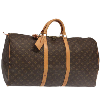 LOUIS VUITTON Monogram Keepall 60 Boston Bag M41422 LV Auth 103019