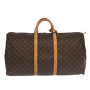 LOUIS VUITTON Monogram Keepall 60 Boston Bag M41422 LV Auth 103019-2