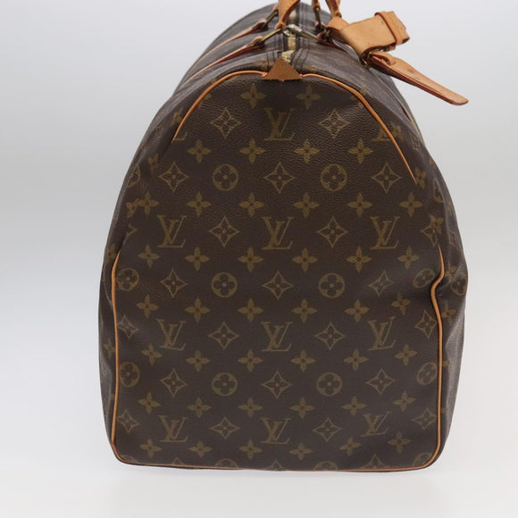 LOUIS VUITTON Monogram Keepall 60 Boston Bag M41422 LV Auth 103019