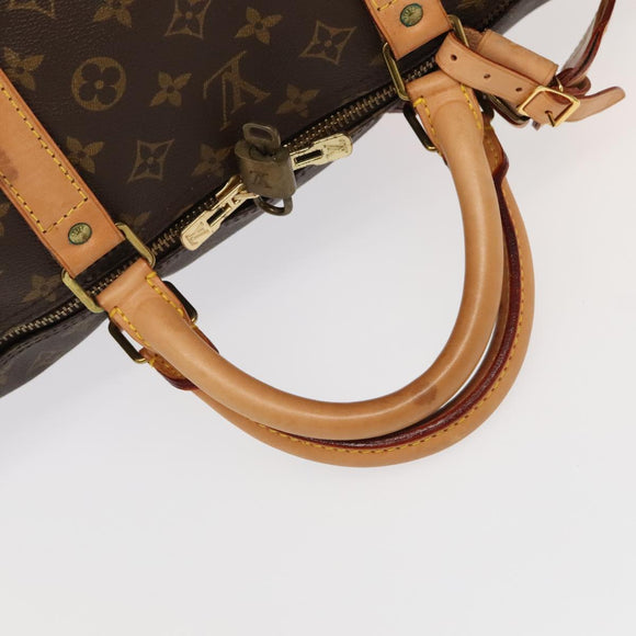 LOUIS VUITTON Monogram Keepall 60 Boston Bag M41422 LV Auth 103019