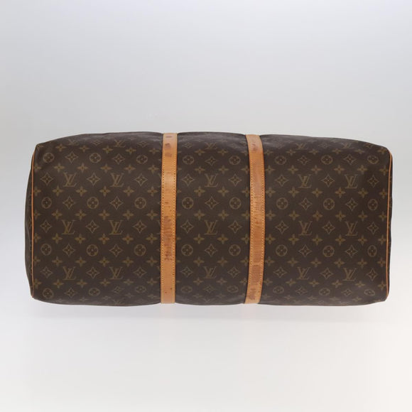 LOUIS VUITTON Monogram Keepall 60 Boston Bag M41422 LV Auth 103019