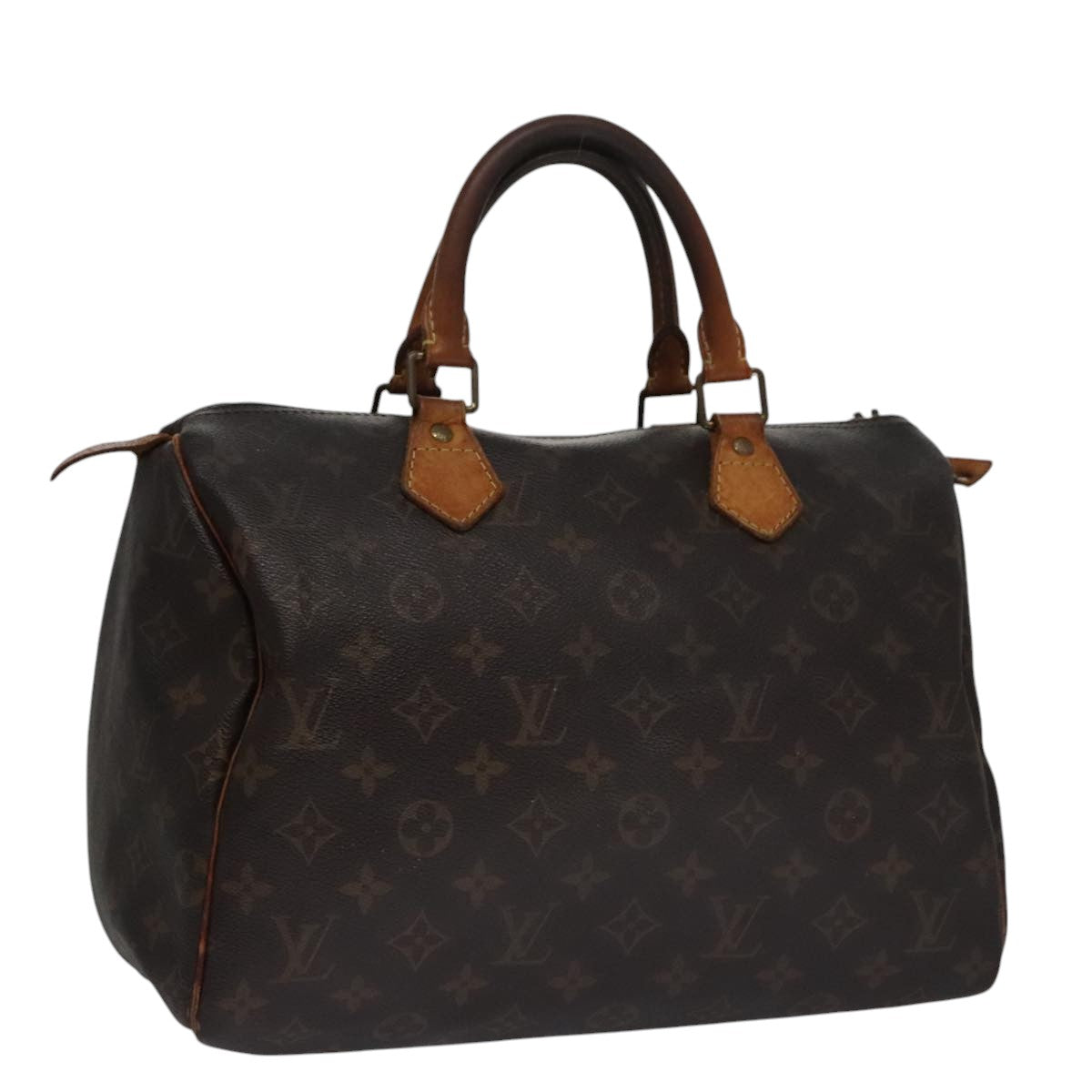 LOUIS VUITTON Monogram Speedy 30 Hand Bag M41526 LV Auth 103023