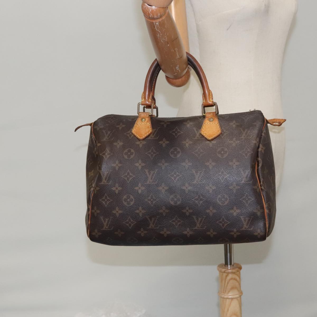 LOUIS VUITTON Monogram Speedy 30 Hand Bag M41526 LV Auth 103023