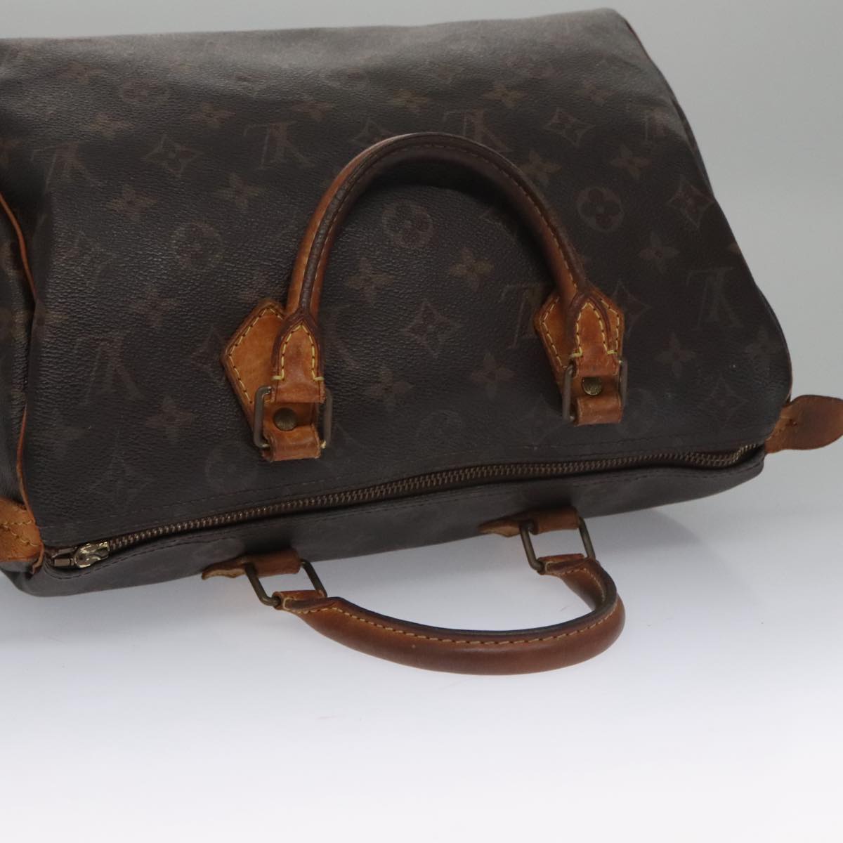 LOUIS VUITTON Monogram Speedy 30 Hand Bag M41526 LV Auth 103023