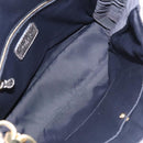 LOEWE anagram Hand Bag Leather Bronze Auth 103025-11