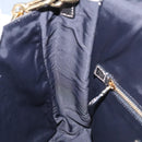 LOEWE anagram Hand Bag Leather Bronze Auth 103025-20