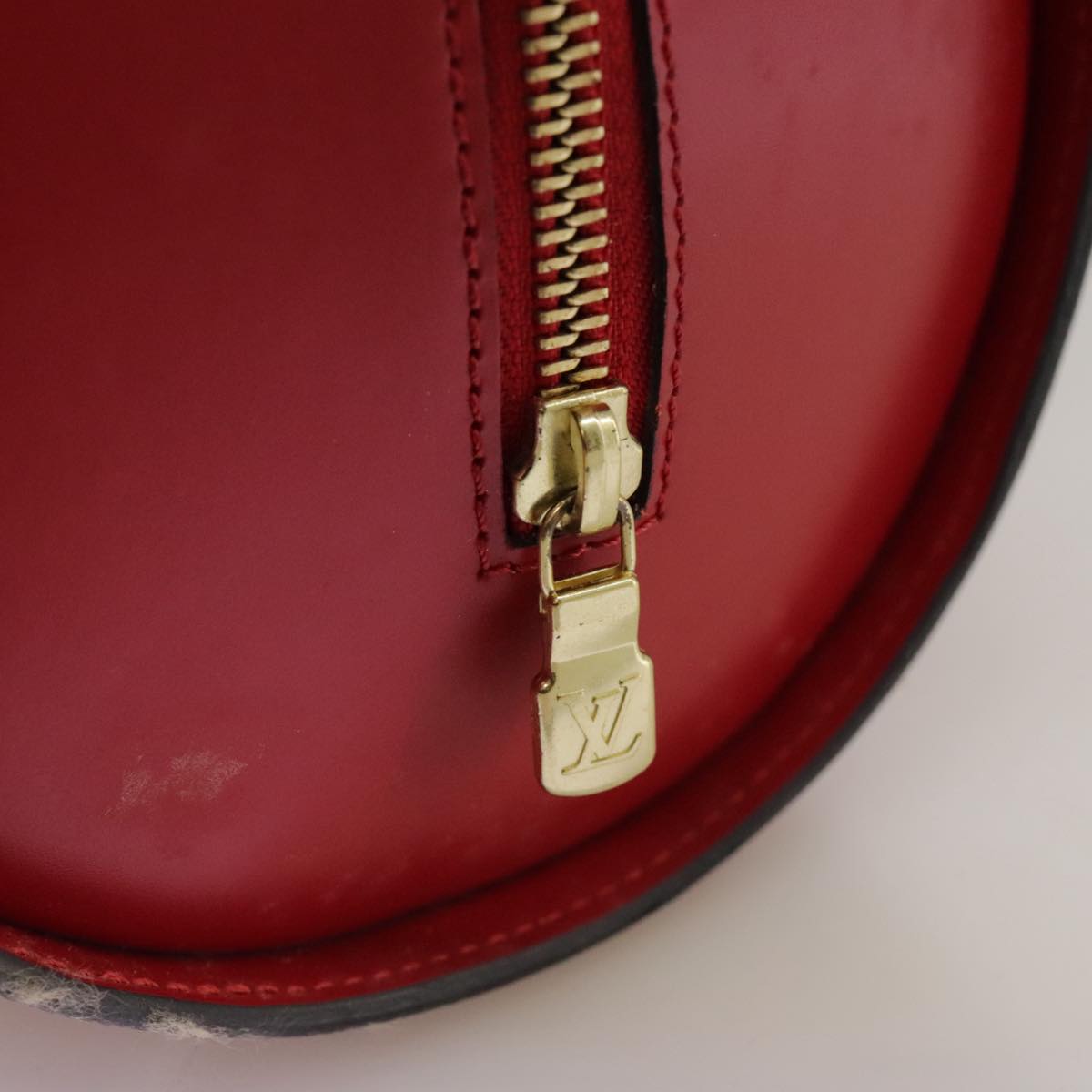 LOUIS VUITTON Epi Soufflot Hand Bag Red M52227 LV Auth 103033