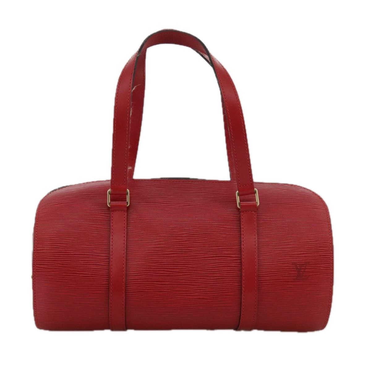 LOUIS VUITTON Epi Soufflot Hand Bag Red M52227 LV Auth 103033