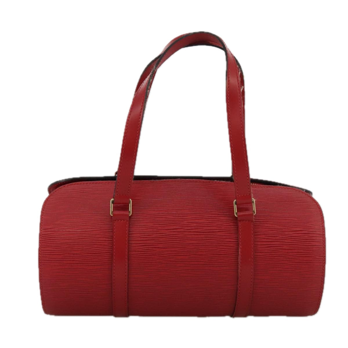 LOUIS VUITTON Epi Soufflot Hand Bag Red M52227 LV Auth 103033 - 0