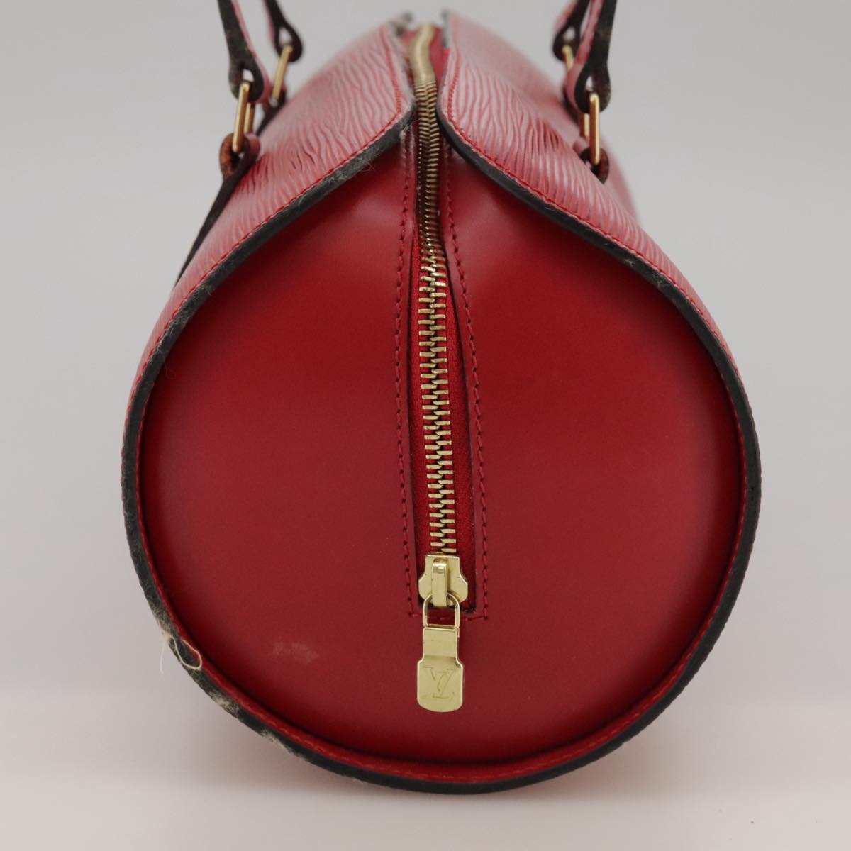 LOUIS VUITTON Epi Soufflot Hand Bag Red M52227 LV Auth 103033