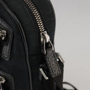 GUCCI GG Canvas Shoulder Bag Black Silver 92551 Auth 103046-10