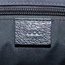 GUCCI GG Canvas Shoulder Bag Black Silver 92551 Auth 103046-18