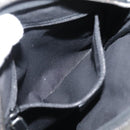 GUCCI GG Canvas Shoulder Bag Black Silver 92551 Auth 103046-22