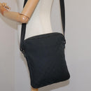 GUCCI GG Canvas Shoulder Bag Black Silver 92551 Auth 103046-27