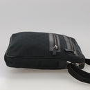 GUCCI GG Canvas Shoulder Bag Black Silver 92551 Auth 103046-4