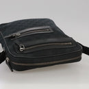 GUCCI GG Canvas Shoulder Bag Black Silver 92551 Auth 103046-6