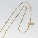 Christian Dior Necklace metal Gold Tone Auth 103071-9