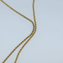 Christian Dior Necklace metal Gold Tone Auth 103072-4