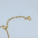 Christian Dior Necklace metal Gold Tone Auth 103072-5