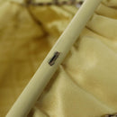 CHANEL Purse Party Bag Satin Yellow CC Auth 103080AV-8