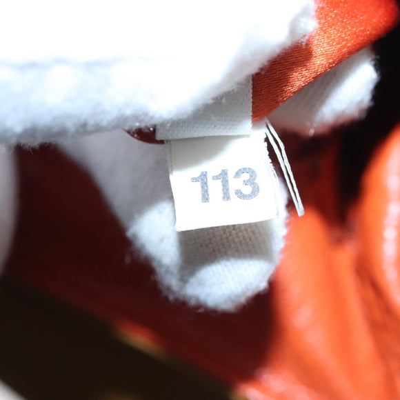 PRADA Chain Shoulder Bag Leather Beige Silver Auth 103084V