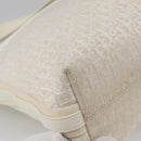 Christian Dior Trotter Canvas Shoulder Bag White Auth 103087V-16