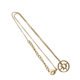 Christian Dior Necklace metal Gold Auth 103088