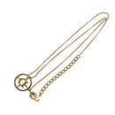 Christian Dior Necklace metal Gold Auth 103088-3