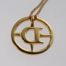 Christian Dior Necklace metal Gold Auth 103088-5