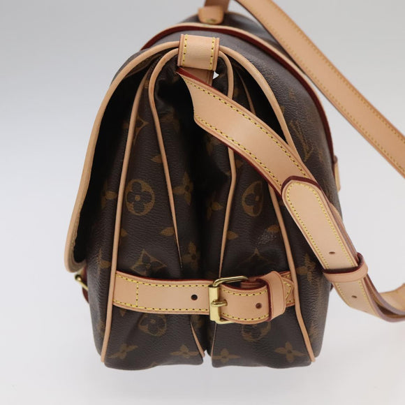 LOUIS VUITTON Monogram Saumur 30 Shoulder Bag M42256 LV Auth 103095SV
