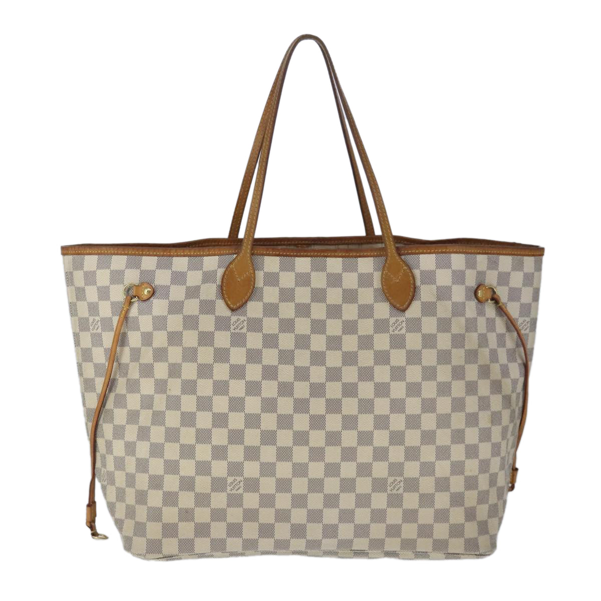 LOUIS VUITTON Damier Azur Neverfull GM Tote Bag N41360 LV Auth 103110