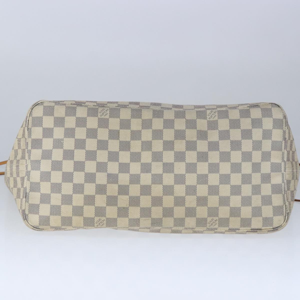 LOUIS VUITTON Damier Azur Neverfull GM Tote Bag N41360 LV Auth 103110