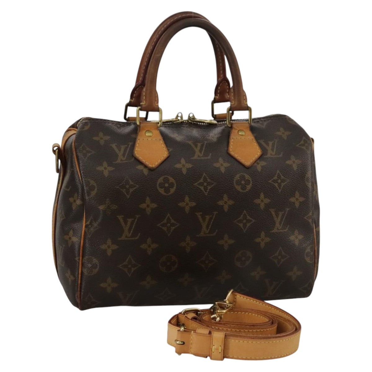 LOUIS VUITTON Monogram Speedy Bandouliere 25 Hand Bag 2way M45948 LV Auth 103117