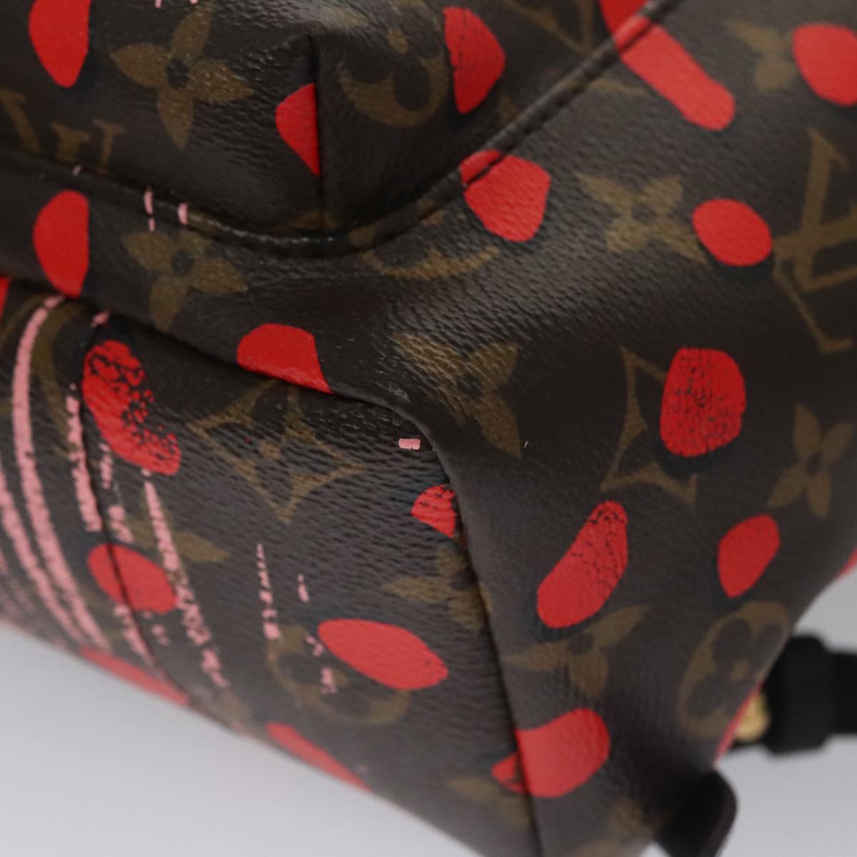 LOUIS VUITTON Monogram jungle Dot Palm Springs PM Backpack M41981 LV Auth 103121