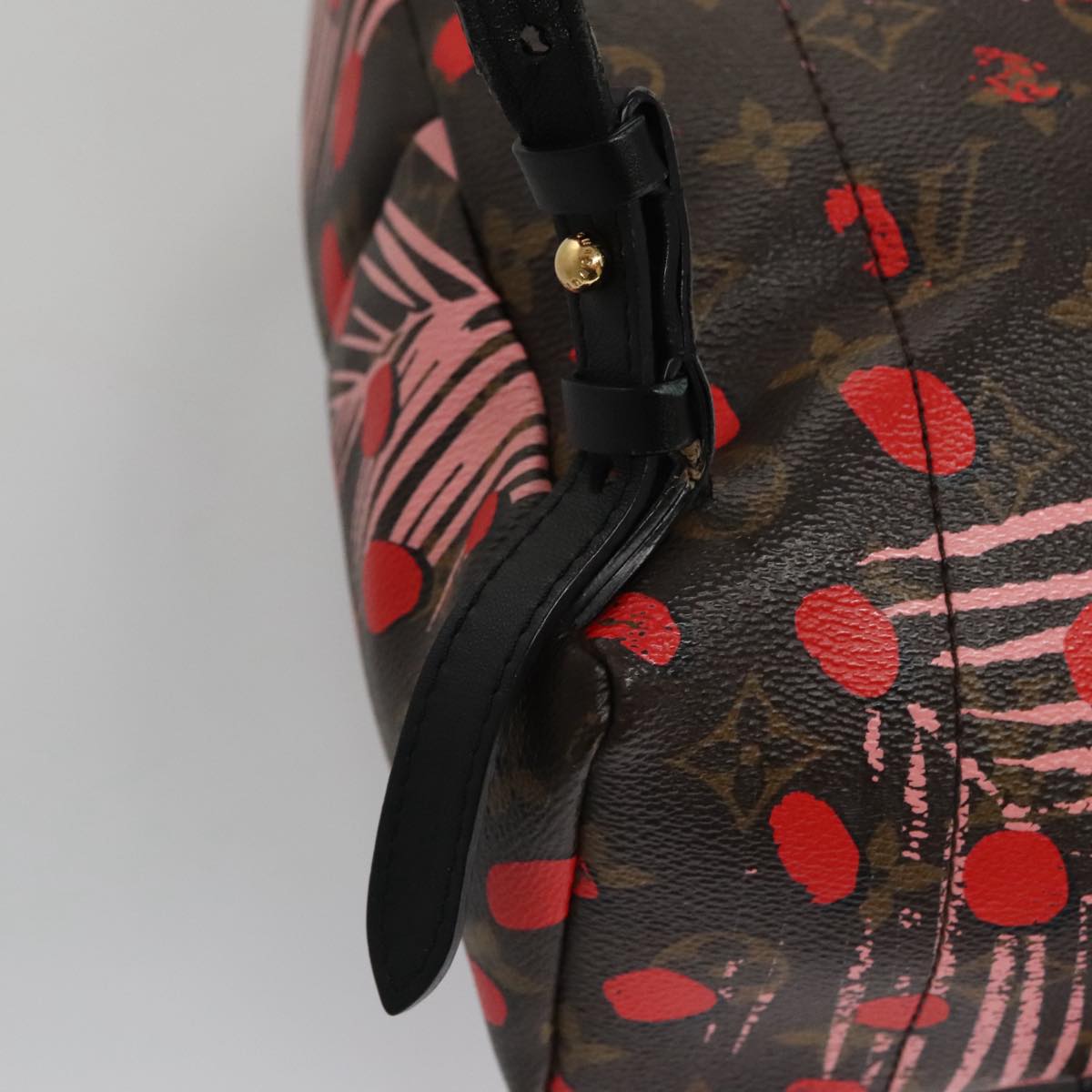 LOUIS VUITTON Monogram jungle Dot Palm Springs PM Backpack M41981 LV Auth 103121