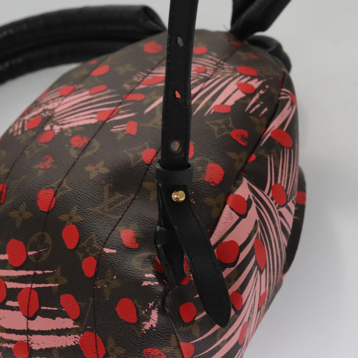 LOUIS VUITTON Monogram jungle Dot Palm Springs PM Backpack M41981 LV Auth 103121