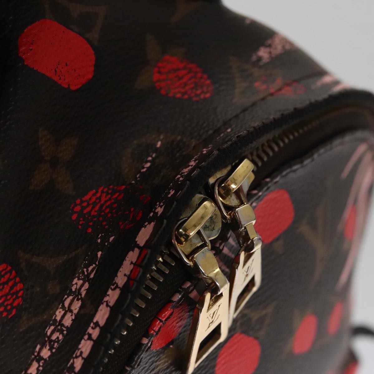 LOUIS VUITTON Monogram jungle Dot Palm Springs PM Backpack M41981 LV Auth 103121