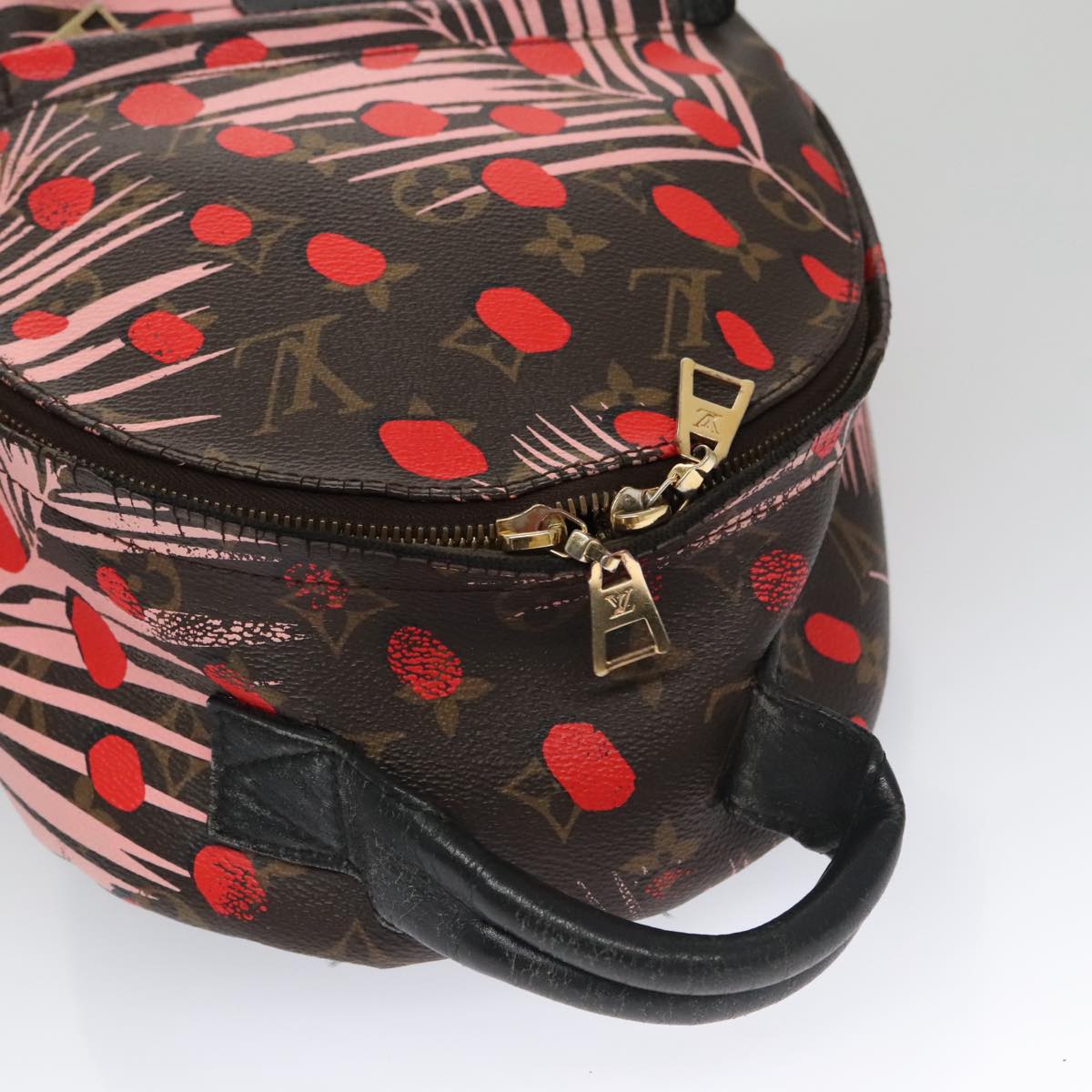 LOUIS VUITTON Monogram jungle Dot Palm Springs PM Backpack M41981 LV Auth 103121