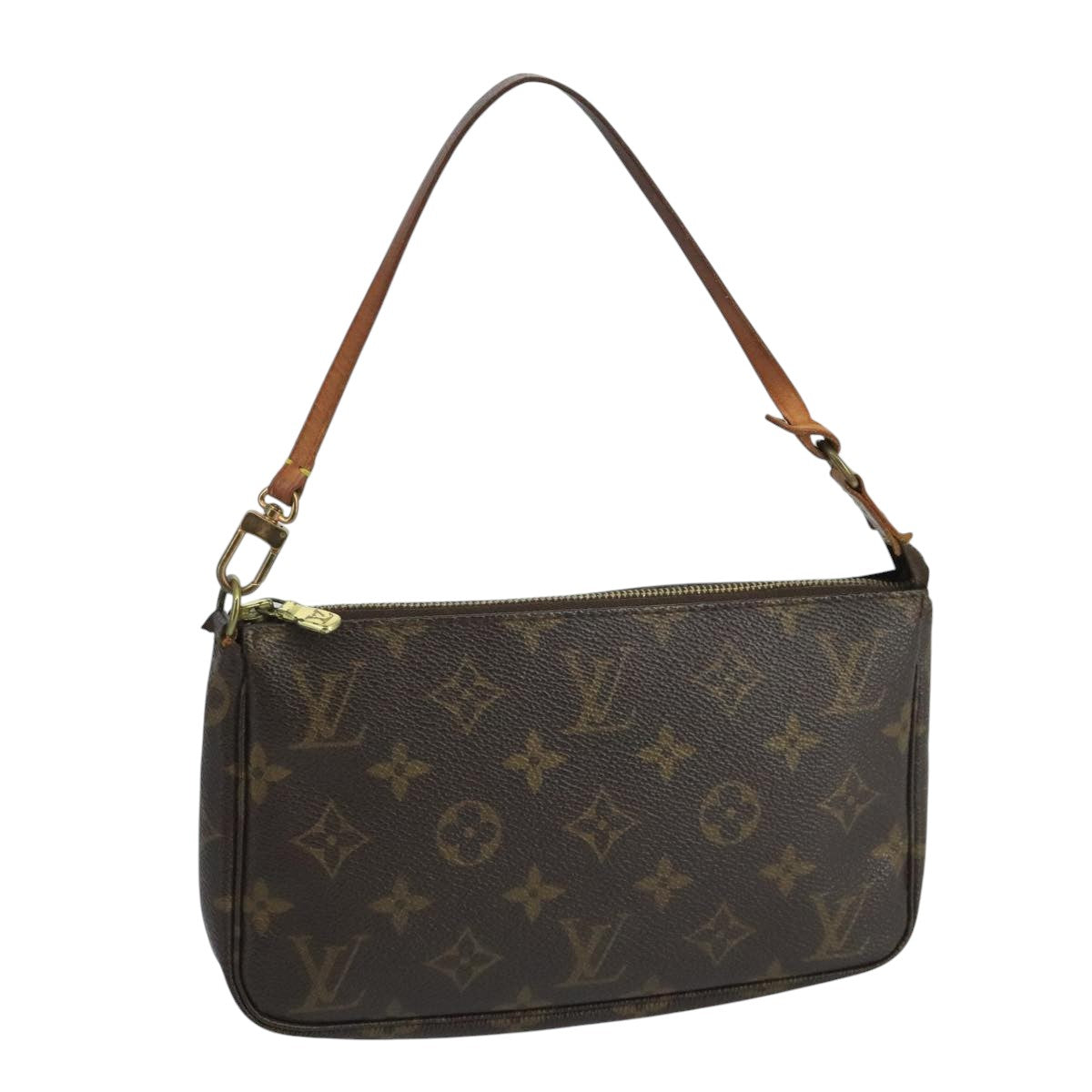 LOUIS VUITTON Monogram Pochette Accessoires Pouch M51980 LV Auth 103133