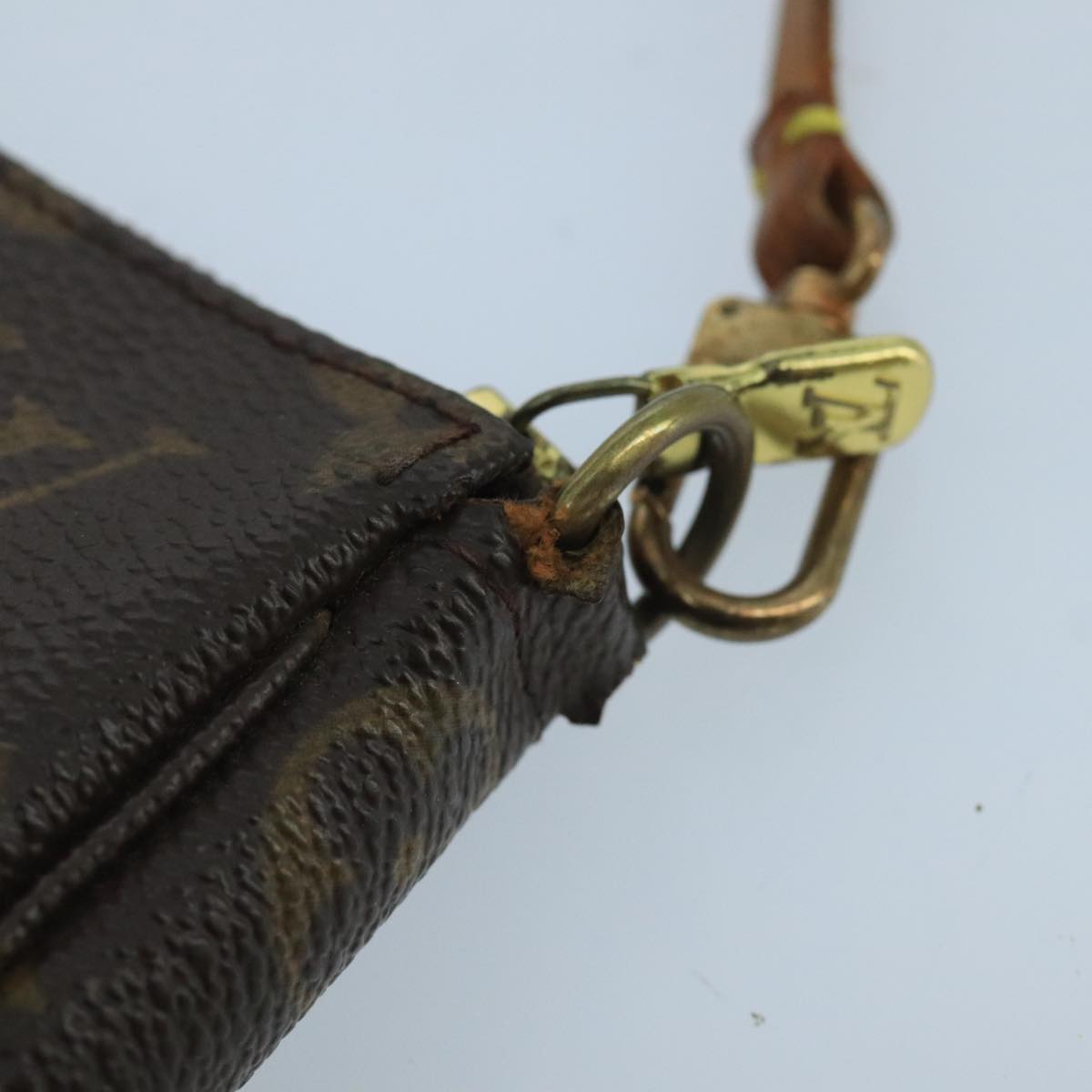 LOUIS VUITTON Monogram Pochette Accessoires Pouch M51980 LV Auth 103133