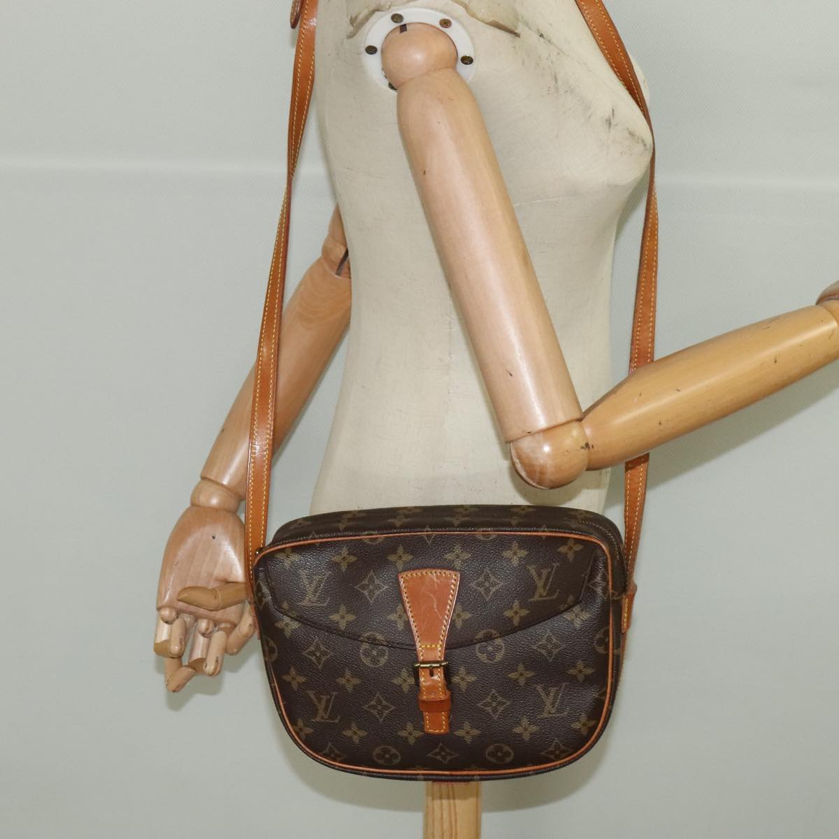 LOUIS VUITTON Monogram Jeune Fille MM Shoulder Bag M51226 LV Auth 103154